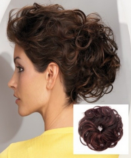 Chignon cheveu court