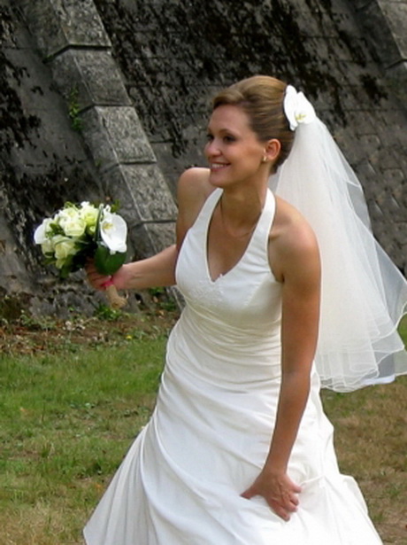 Chignon classique mariage