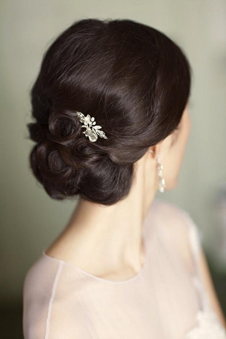 Chignon classique mariage