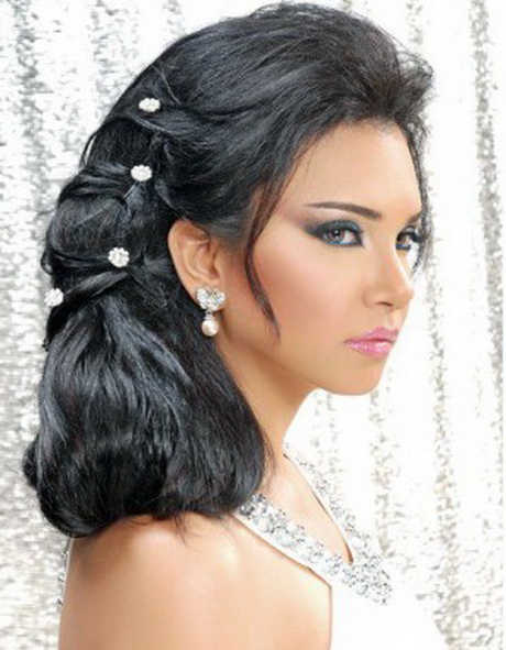 Chignon mariage libanais