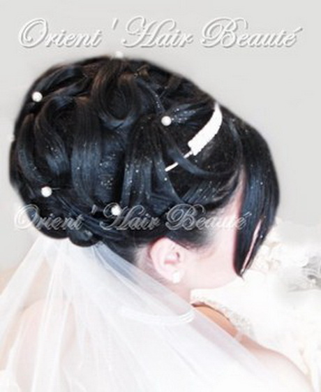 Chignon mariage oriental