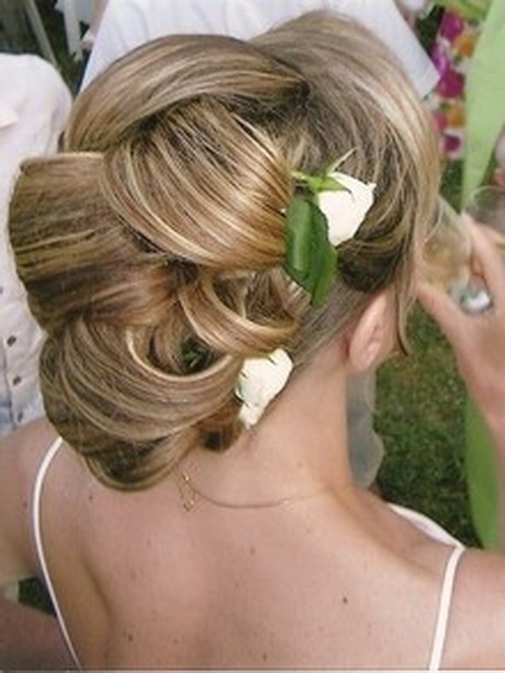 Chignon mariage original