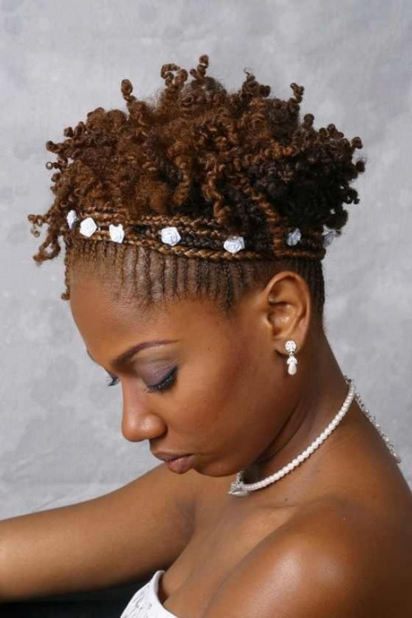 Coiffure afro cheveux courts