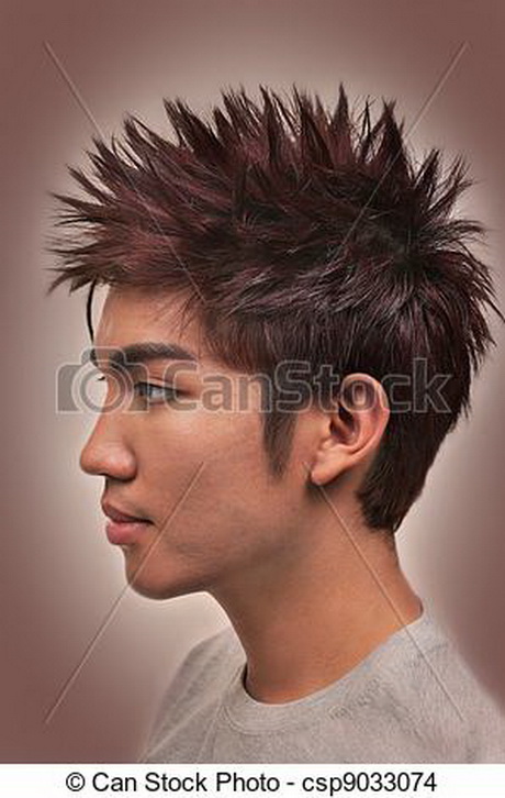 Coiffure asiatique homme