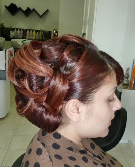 Coiffure ceremonie cheveux mi long