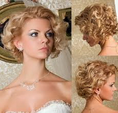 Coiffure de mariage cheveux courts photos