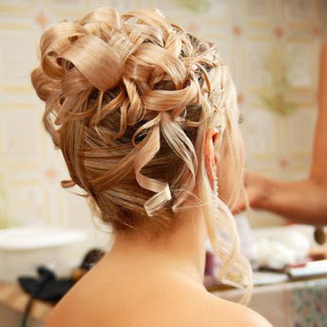 Coiffure de mariage mi long