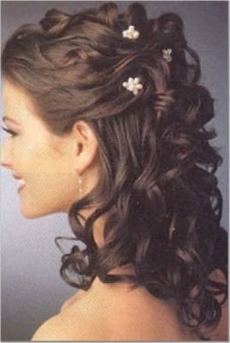 Coiffure fête cheveux longs