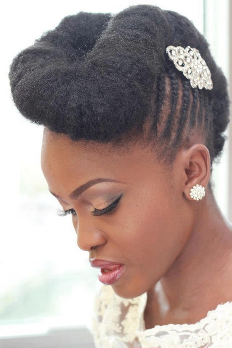 Coiffure mariage cheveux afro