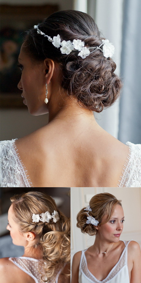 Coiffure mariage chignon romantique