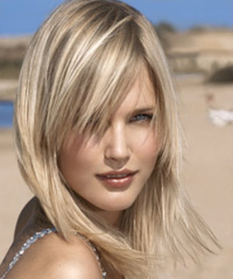 Coiffure meche blonde