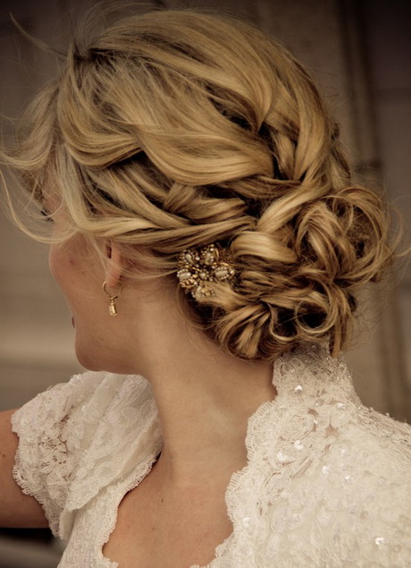 Coiffure pour mariage avec tresse