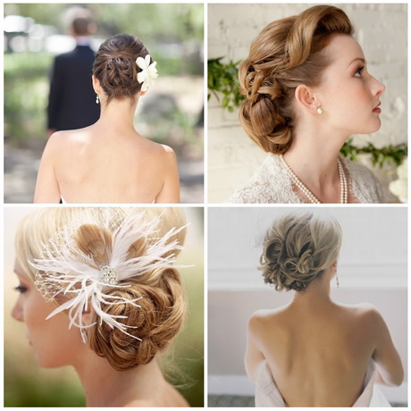 Coiffure retro mariage