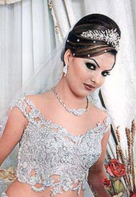Coiffure tunisienne mariage