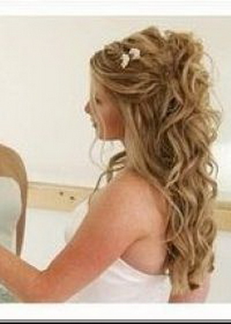 Coiffures mariage cheveux longs