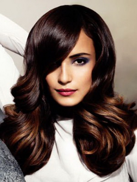 Coupe cheveux long brune