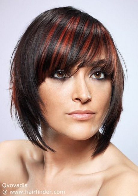 Coupe de cheveux visage rond femme