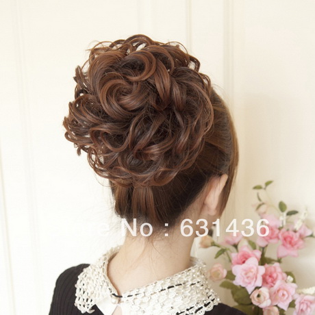 Faux chignon mariage