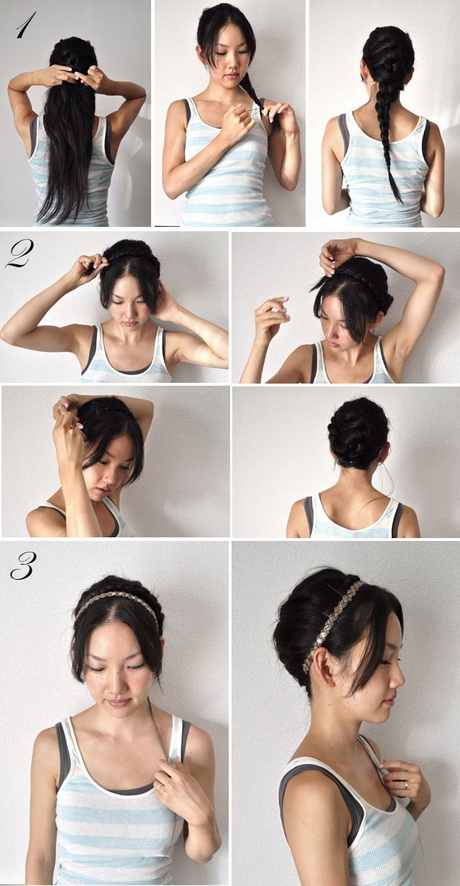 Idee coiffure cheveux longs