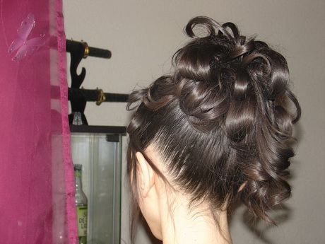 Model de chignon