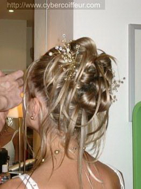 Model de coiffure mariage