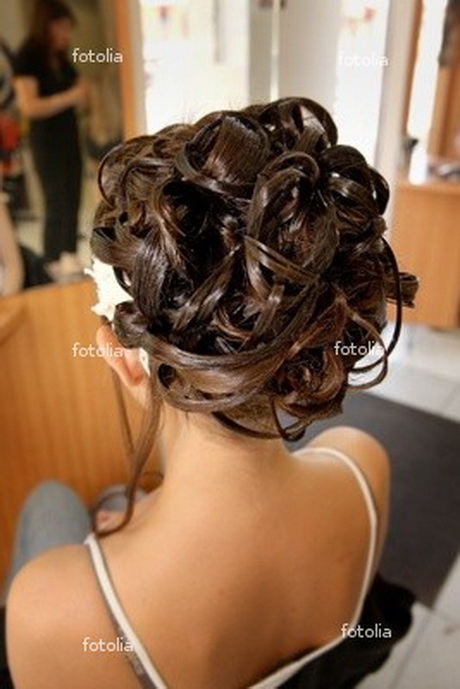 Modele chignon mariage