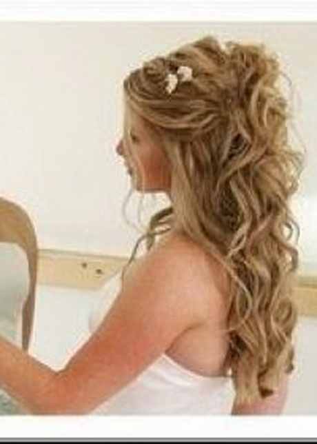 Modele coiffure mariage cheveux longs