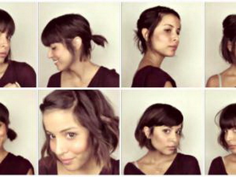 Modèle de coiffure pour cheveux courts