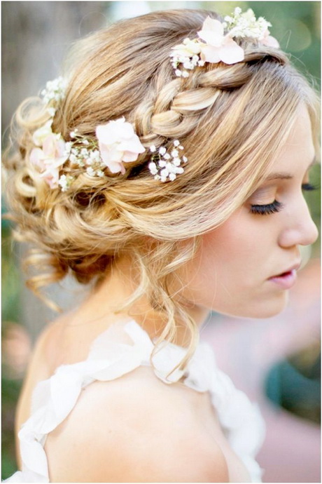 Photo de coiffure de mariée