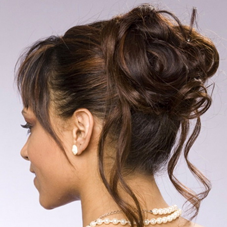 Chignon cheveux long