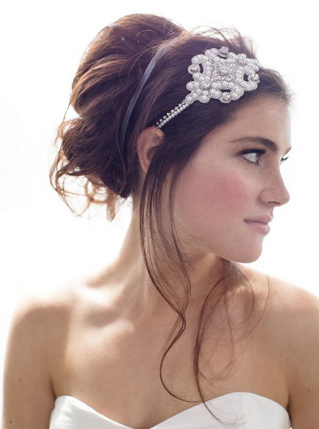 Coiffure mariée headband