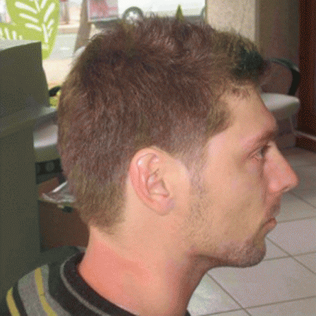 Coupe de cheveux fondu homme