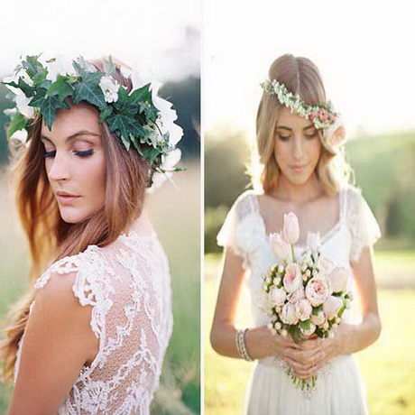 Couronne de fleurs mariage