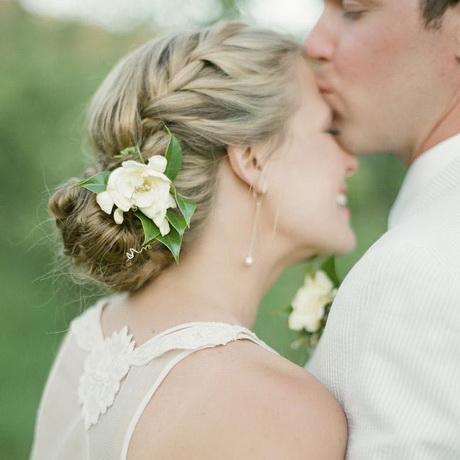 Photo de coiffure de mariage 2015