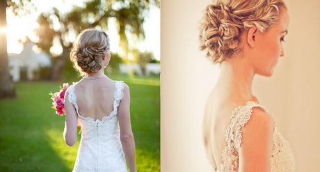 Chignon flou mariée