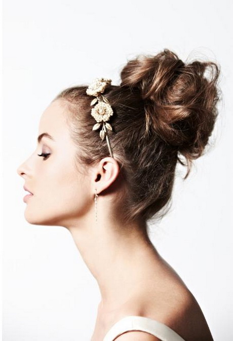 Chignon flou mariée