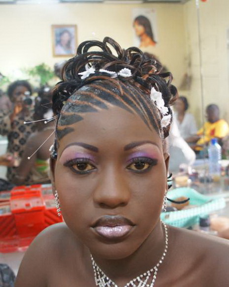 Coiffure mariée africaine