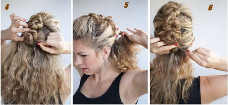 Coiffure pour cheveux frisé