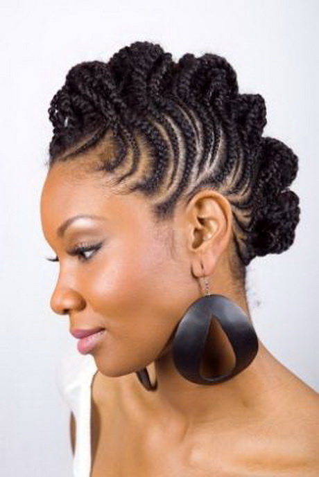 Coiffures cheveux afro