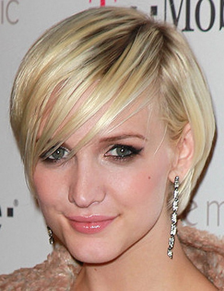 Coupe de cheveux courte blonde