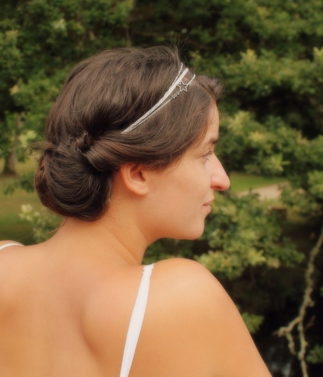 Headband coiffure mariage