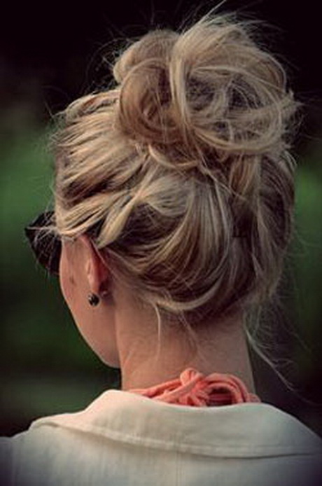 Tutoriel chignon flou