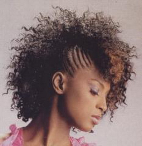 Afro tresses coiffure