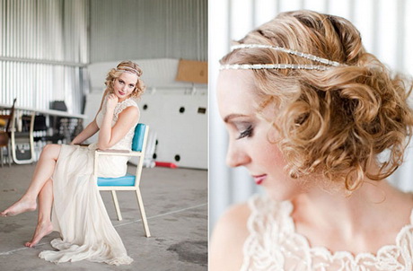 Coiffure mariage avec accessoire