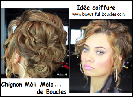 Coiffure pour cheveu bouclé