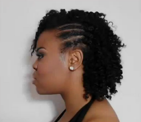 Coiffure tresse cheveux naturel