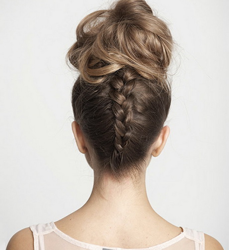 Le chignon tressé