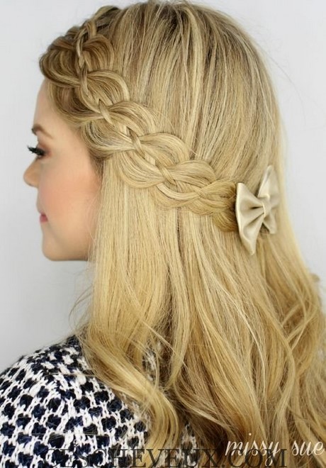 Belle coiffure tresse