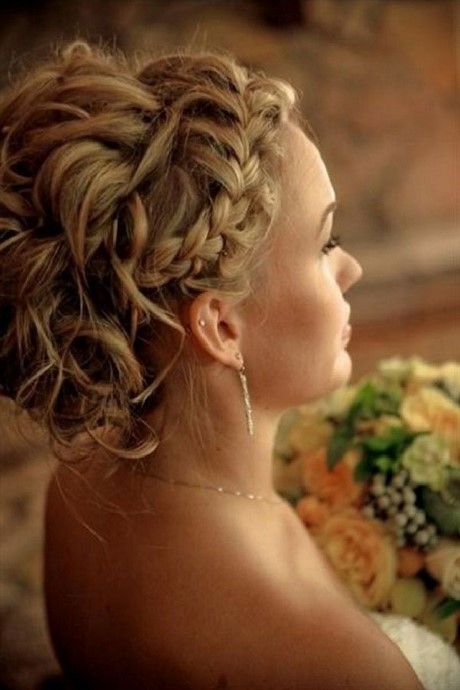 Chignon mariage avec tresse