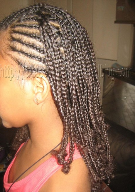 Coiffure enfant tresse africaine